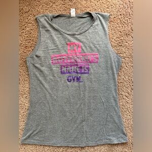Muscle top in gray size L (My Boyfriends name is Gym )